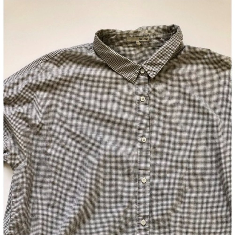 Oak + Fort Check Blouse